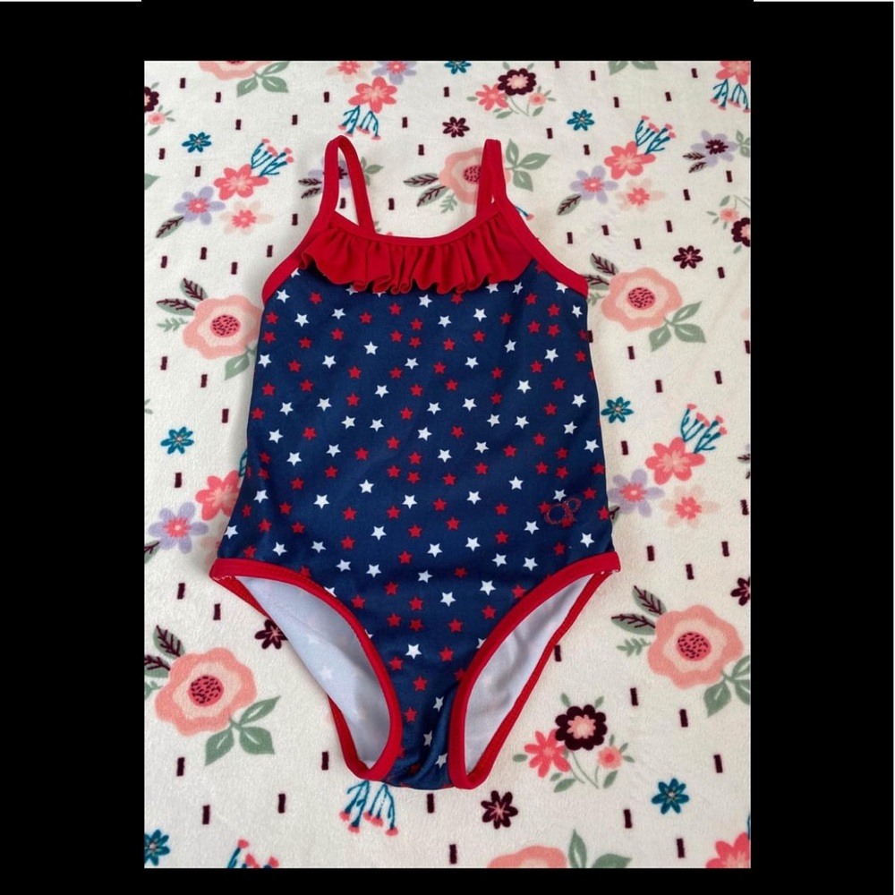 Patriotic 12 Month Swim Suit